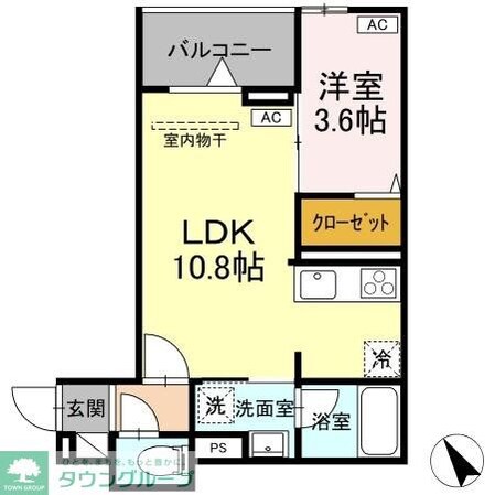 Asset-Court元横山町の物件間取画像
